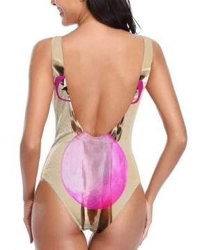 One-Pieces Womens Swimwear One Piece Swimsuit Sexy Biniki Backless Bath Suit Monokini - Color8 - C3199RQD44N