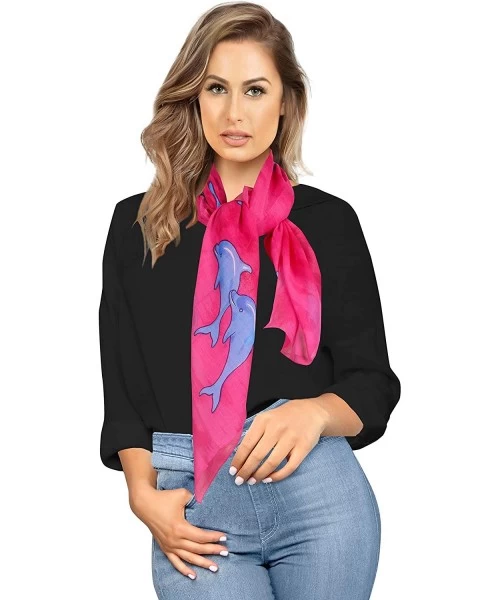 Cover-Ups Women's Scarf for Face Cover Shawl Fashion Scarves Sunscreen Shawls - Pink_y35 - CJ11FF3QCM9