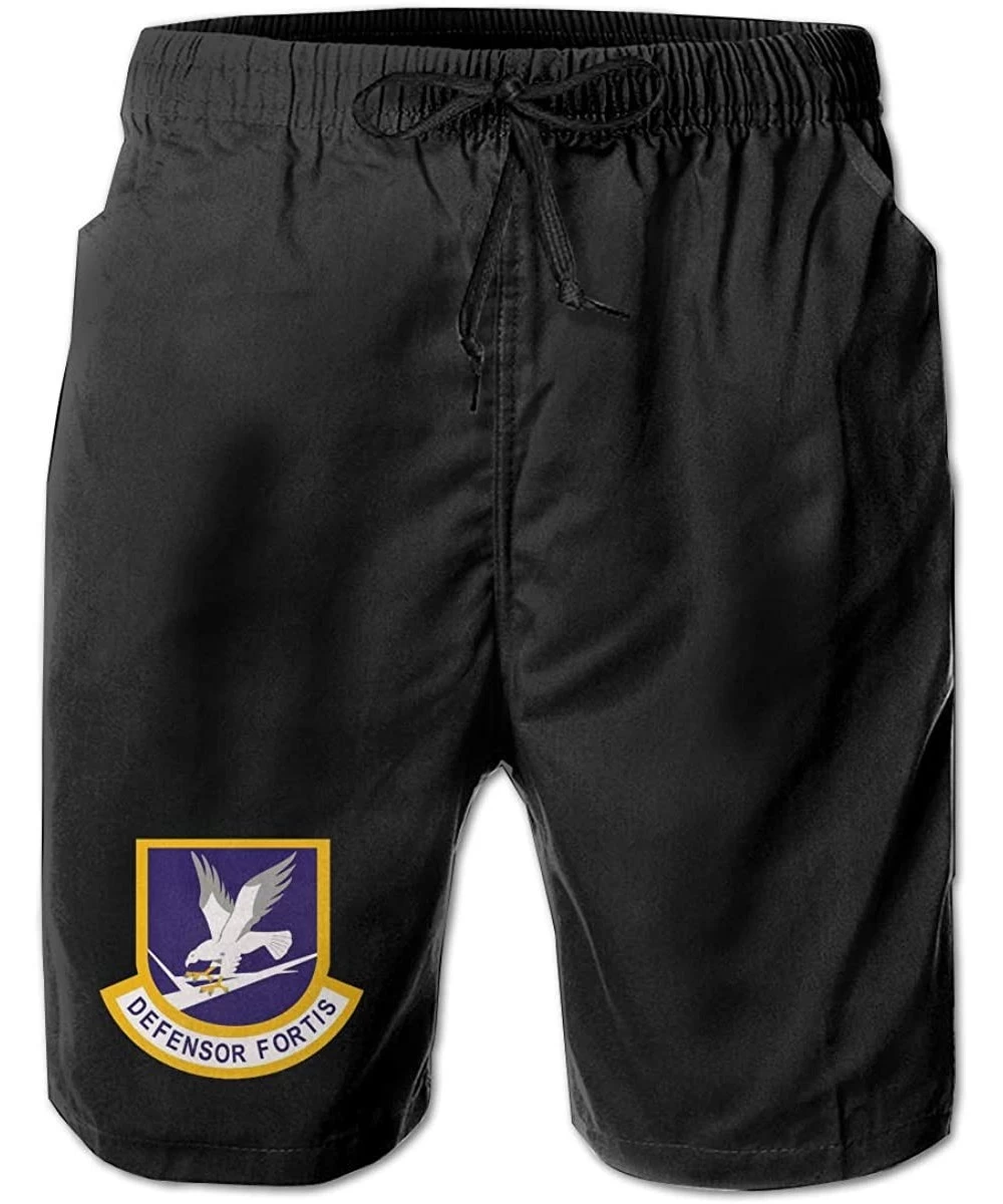 Board Shorts Defensor Fortis Air Force Security Force Man Summer Beach Shorts-Casual Shorts Beach Shorts Swim Trunks - White ...