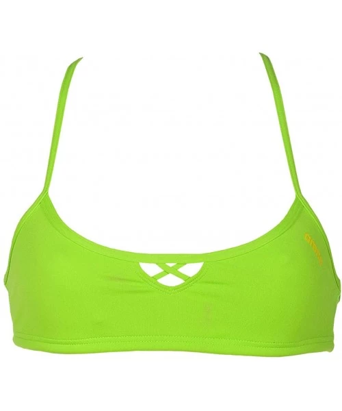 Racing Women's Rule Breaker Be Bandeau MaxLife Bikini Top - Leaf - CD18CKLALZO