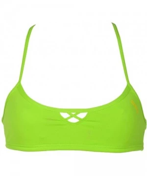 Racing Women's Rule Breaker Be Bandeau MaxLife Bikini Top - Leaf - CD18CKLALZO