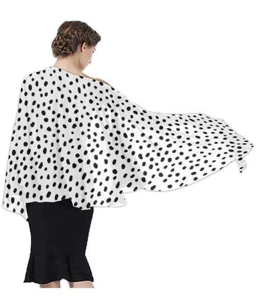 Cover-Ups Women Fashion Shawl Wrap Summer Vacation Beach Towels Swimsuit Cover Up Polka Dot Structure With Scattered Pieces -...