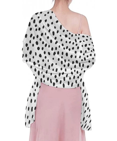 Cover-Ups Women Fashion Shawl Wrap Summer Vacation Beach Towels Swimsuit Cover Up Polka Dot Structure With Scattered Pieces -...