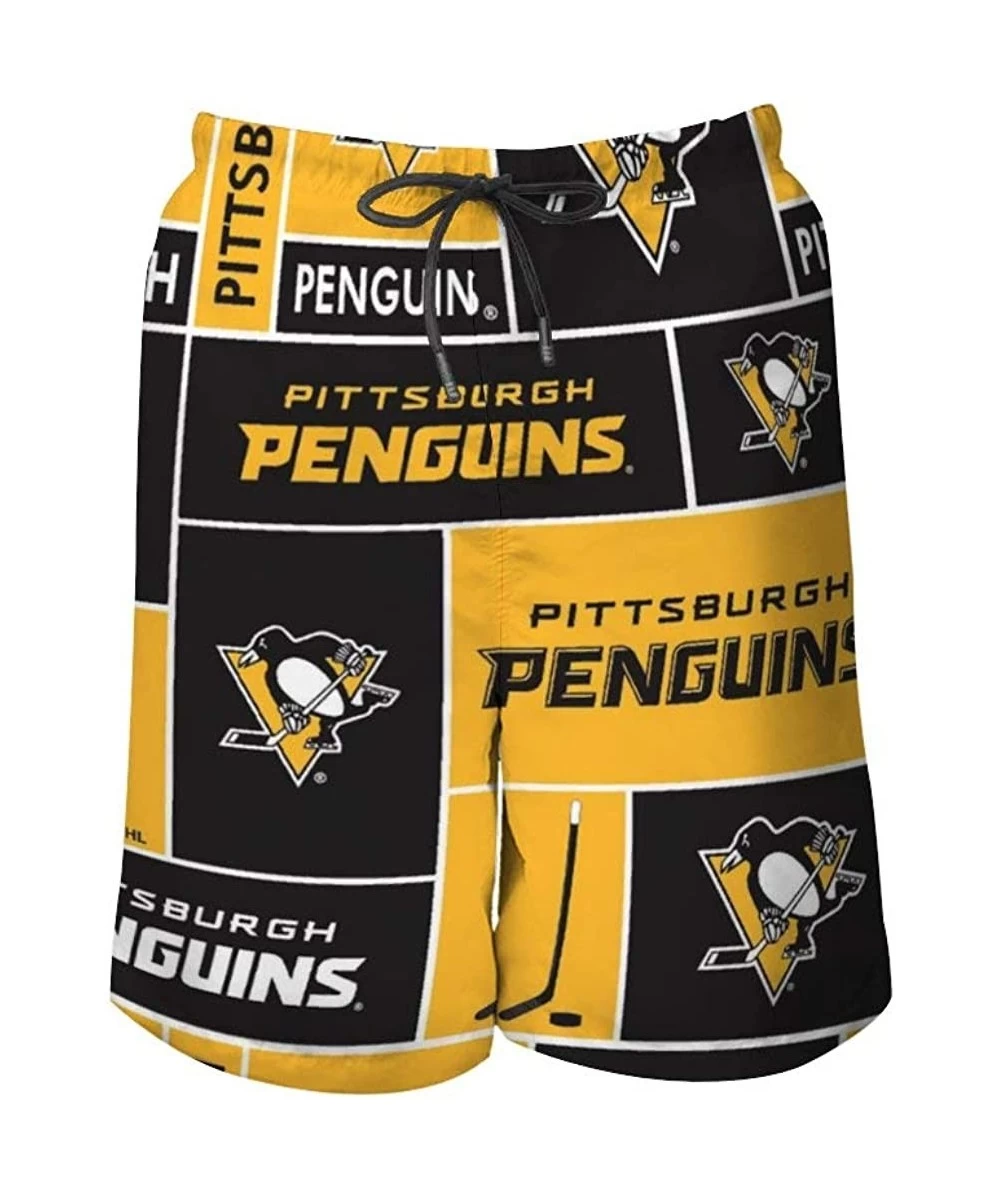 Board Shorts Pittsburgh Penguins Men's Beach Pants - Pitts1 - C3190QXM75X