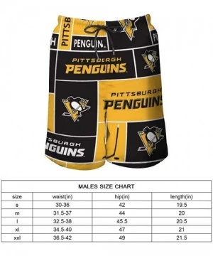 Board Shorts Pittsburgh Penguins Men's Beach Pants - Pitts1 - C3190QXM75X