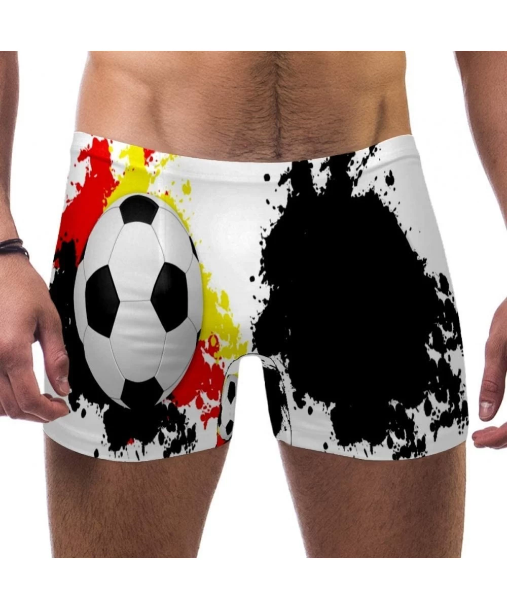 Racing Men World Cup Football Swimsuits Swim Trunks Shorts Athletic Swimwear Boxer Briefs Boardshorts - CL19E4T8OI0