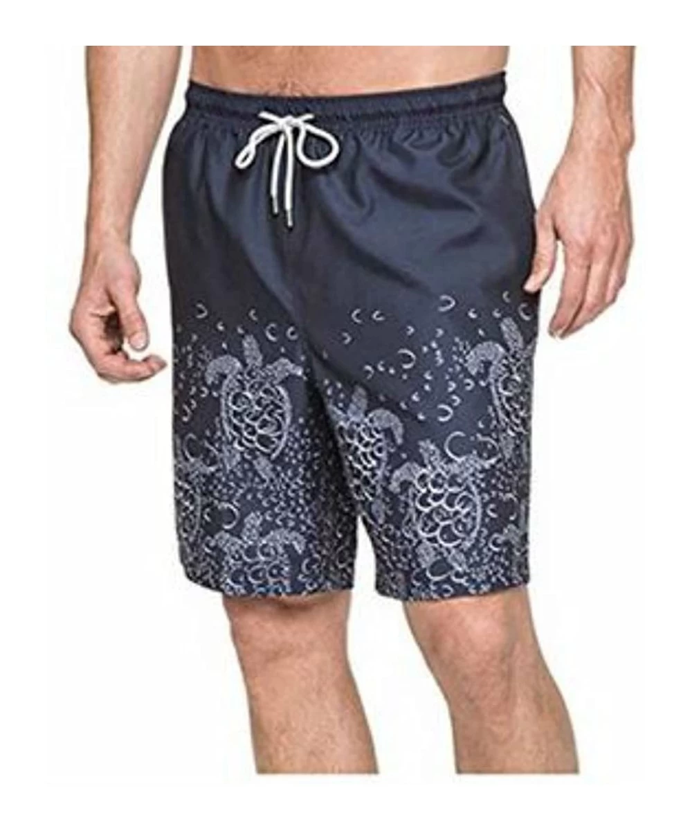 Board Shorts Men's Swim Short - Bubble Turtles - C5183S2OLHC