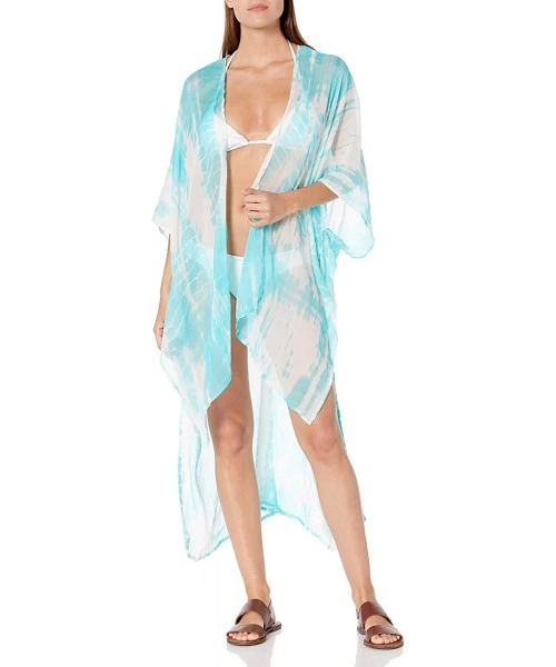 Cover-Ups Junior's Kimono Style Cover-Up- Lagoon- One - CC18ZGGC29Y