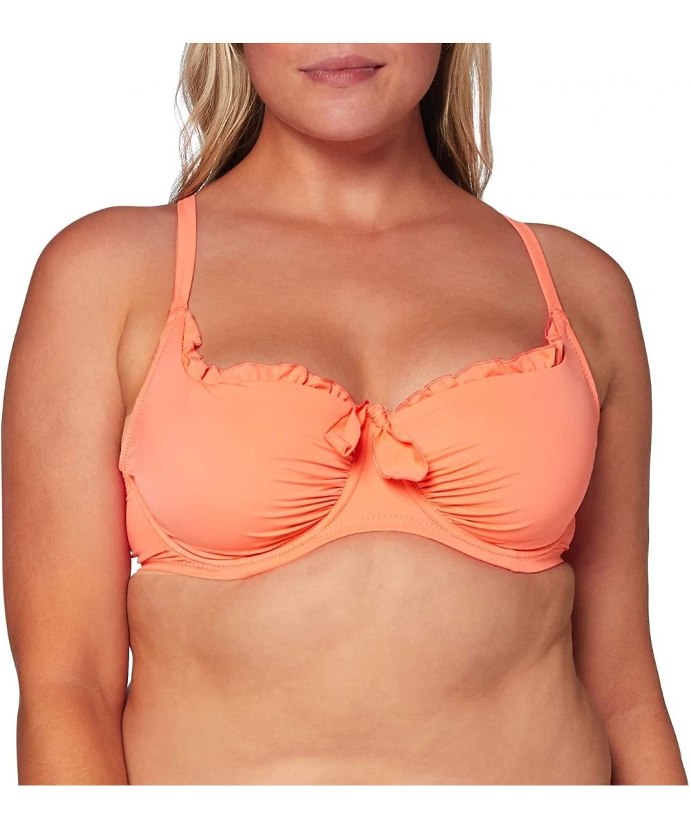 Tops Getaway Convertible Bikini Top - Coral - C718A0KS2EH