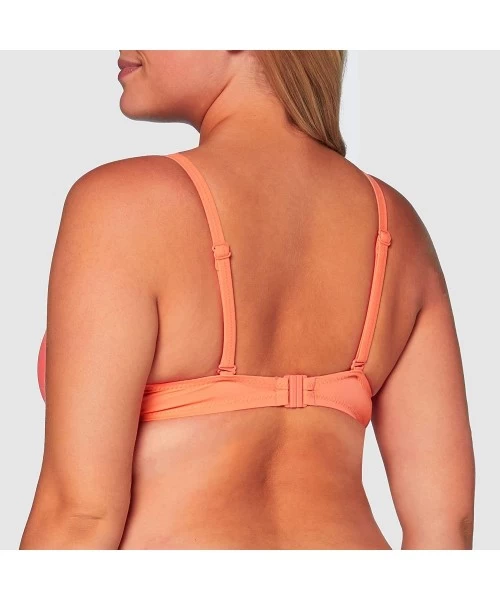 Tops Getaway Convertible Bikini Top - Coral - C718A0KS2EH