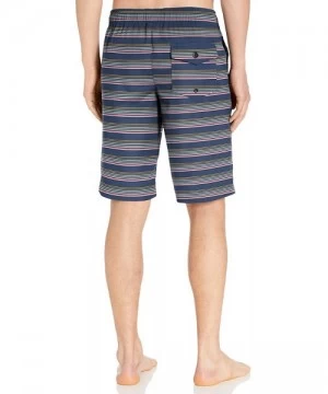 Trunks Men's 11" Inseam Swim Trunk - Navy Multi Stripe - CQ18KSDD7NG