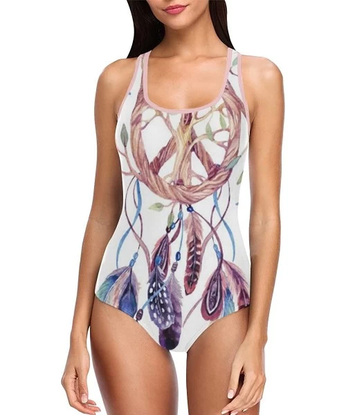 One-Pieces Tribal Boho Ethnic One Piece Swimsuit Swimwear Bathing Suit for Women Juniors (XS-3XL) - Multi 13 - CZ18EDR8WH4