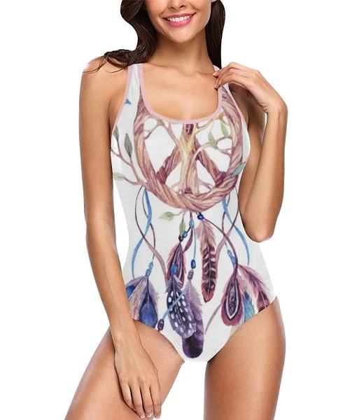 One-Pieces Tribal Boho Ethnic One Piece Swimsuit Swimwear Bathing Suit for Women Juniors (XS-3XL) - Multi 13 - CZ18EDR8WH4