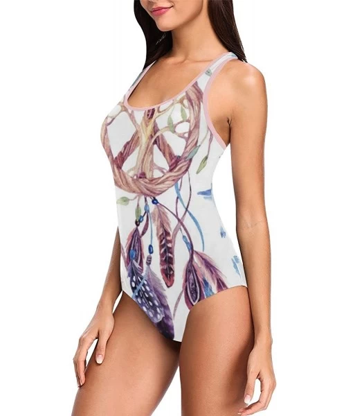 One-Pieces Tribal Boho Ethnic One Piece Swimsuit Swimwear Bathing Suit for Women Juniors (XS-3XL) - Multi 13 - CZ18EDR8WH4