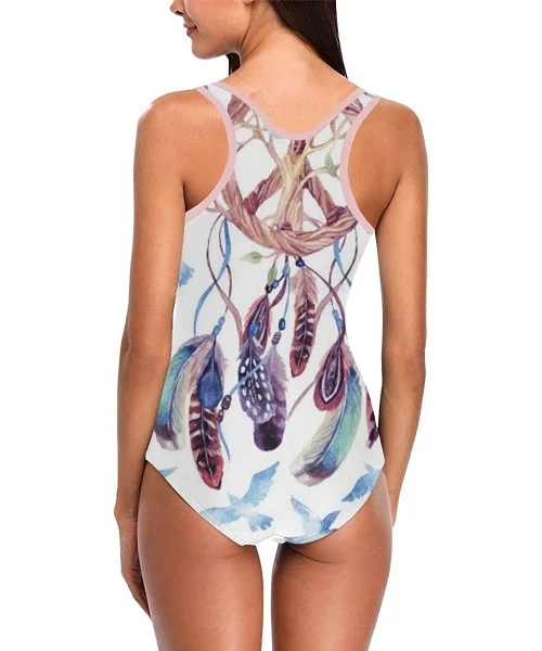 One-Pieces Tribal Boho Ethnic One Piece Swimsuit Swimwear Bathing Suit for Women Juniors (XS-3XL) - Multi 13 - CZ18EDR8WH4