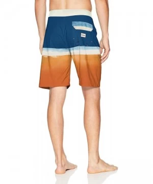 Board Shorts Men's Phantom Stretch Printed 20" Boardshort Swim Short - Blue Force - C418C623LQL