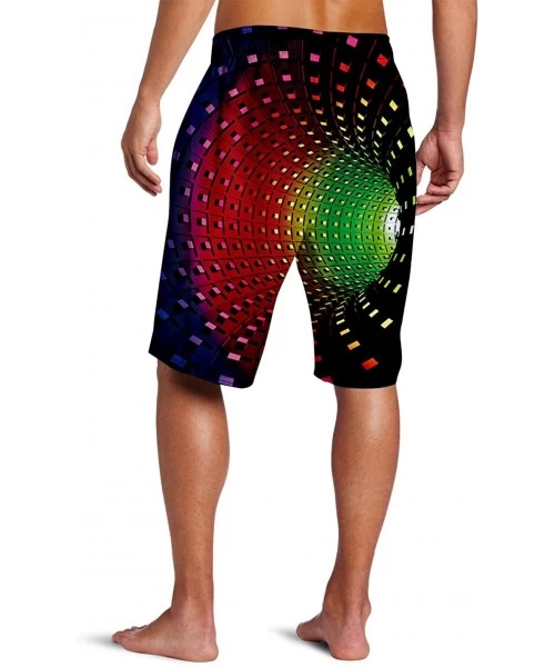 Trunks Mens 3D Swim Trunks Quick Dry Summer Underwear Surf Beach Shorts Elastic Waist with Pocket Drawstring - Multicolor-08 ...