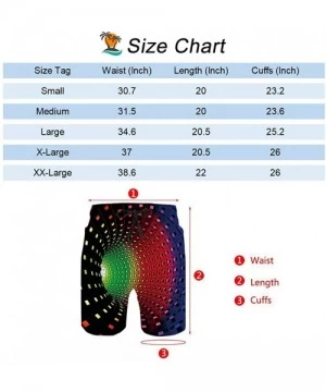 Trunks Mens 3D Swim Trunks Quick Dry Summer Underwear Surf Beach Shorts Elastic Waist with Pocket Drawstring - Multicolor-08 ...