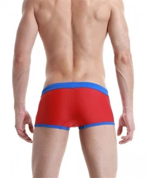 Briefs 2019 New!Men's Swimwear Traditional Cut Brand Stripe Sexy Breathable Bulge Briefs Swimming Bikini Shorts Trunks - Red ...