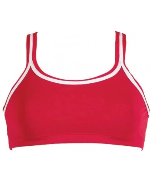 Racing Sports TOP Womens - Red - CO113M95XB9