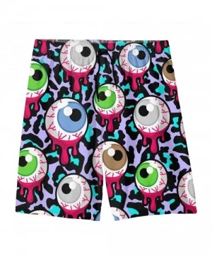 Board Shorts Men's Swim Trunks Creepy- Psychedelic Eyes Printed Beach Board Shorts with Pockets Cool Novelty Bathing Suits fo...