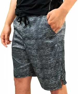 Board Shorts Men's Boardshorts/Swim Trunks- Mens Athletics Shorts- Men's Golf Shorts or Men's Swim Shorts (Granite) - Gray - ...