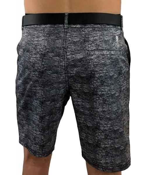 Board Shorts Men's Boardshorts/Swim Trunks- Mens Athletics Shorts- Men's Golf Shorts or Men's Swim Shorts (Granite) - Gray - ...