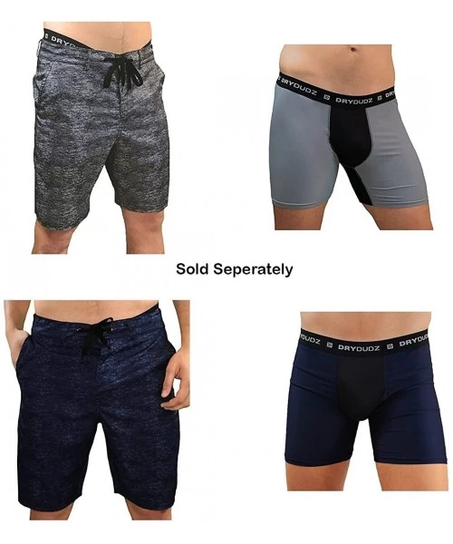 Board Shorts Men's Boardshorts/Swim Trunks- Mens Athletics Shorts- Men's Golf Shorts or Men's Swim Shorts (Granite) - Gray - ...