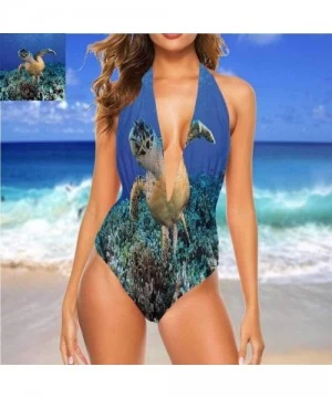 Cover-Ups Thong Triangle Bikini Set Cheerful Smiling Characters for You or As A Gift - Multi 25 - CL19CA55QM2