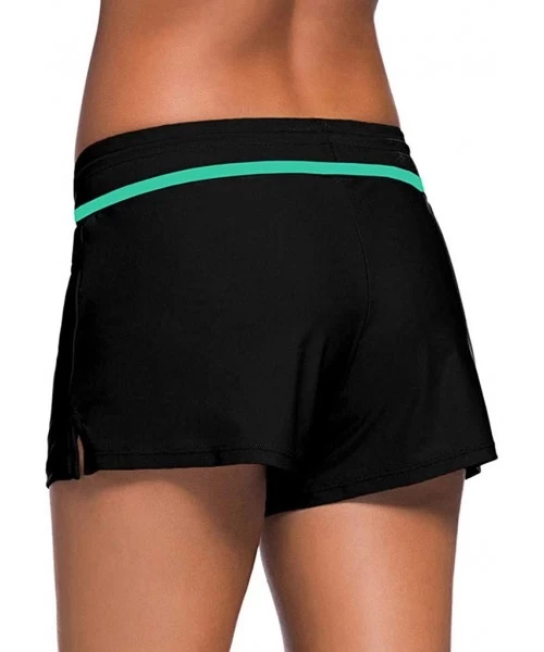 Cover-Ups Shorts Tankini Swim Briefs Plus Size Bottom Boardshort Swimwear Beach Trunks - Green - CT194TKHSKI