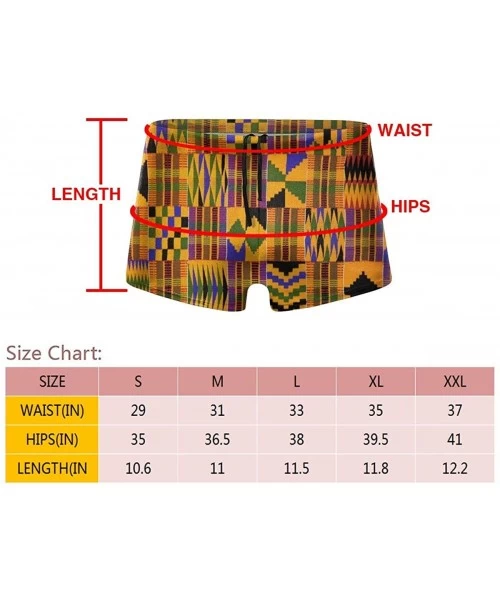 Racing Men's Swim Trunks Bohemian Cloth Quick Dry Swim Boxers Soft Comfy Swim Trunks Briefs - CC19E8Q7ASE