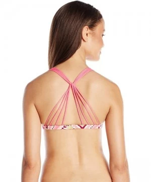 Tops Junior's Byron Bay Flare Halter Bikini Top - Fabulush Multi - CX1270002L1