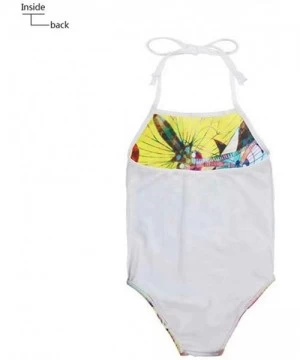 Sets Little Girls One Piece Swimsuit Animal Printed Bathing Suit Surfer Short - X-galaxy Wolf - CC194TMQZSH