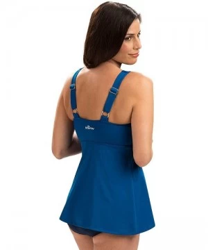 Racing Aquashape Flyaway Tankini Top - Deep Sea Blue - CL18DI3ZRR9