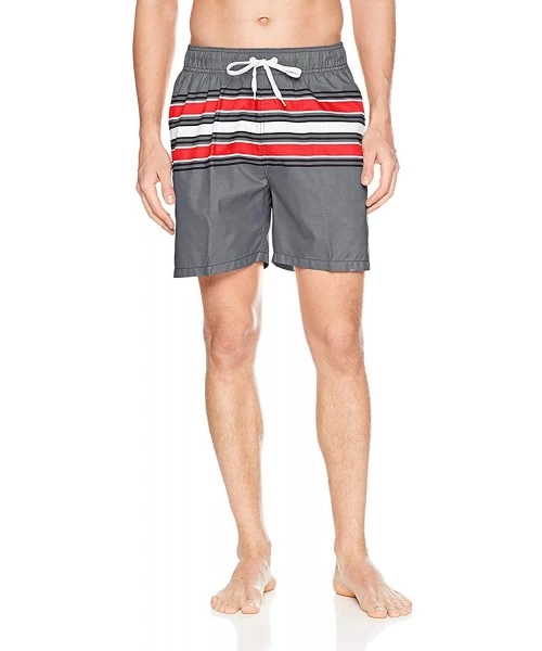 Trunks Men's Jetty Geo Volley Swim Trunk - Archer Charcoal - CU180I7M9GO