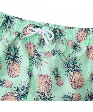 Board Shorts Women's Drawstring Board Shorts Quick Dry Stretch Novelty Patterns Swimsuits Swimwear Bottoms S XXL A2 pineapple...