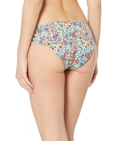 Bottoms Women's Retro Pant Swimsuit Bikini Bottom - Rachel Floral - CN18Q7N5NUQ