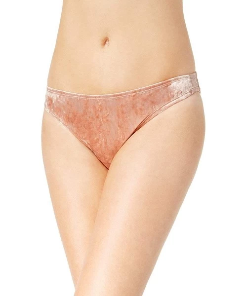 Tankinis Womens Juniors Crushed Velvet Hipster Bikini Swim Bottom - CB18SIHO6CG