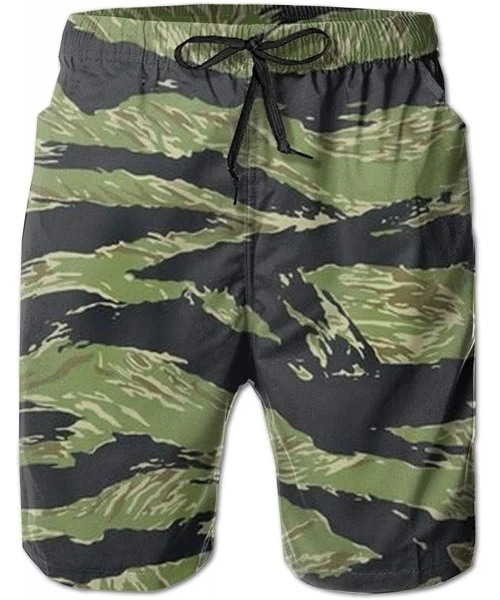 Trunks Comfort Men & Boys Big for Breathable Shorts for Beach Outdoor Hiking- Quick-Dry - White1 - C519053R2XD