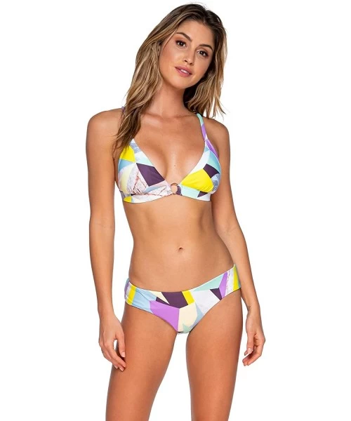 Tankinis Women's Hazel Hipster Bikini Bottom Swimsuit - Half Moon Bay - CB193RQZG9A