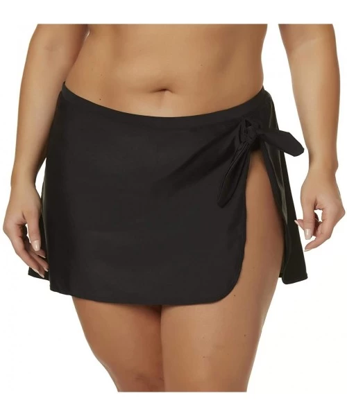 Tankinis Women's Plus Size Sarong Swim Skirt Bottom - C218OHLLXHH