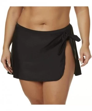 Tankinis Women's Plus Size Sarong Swim Skirt Bottom - C218OHLLXHH