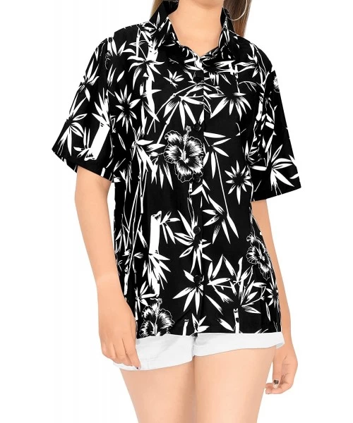 Cover-Ups Women's Summer Tropical Tunic Hawaiian Beach Shirt Swimwear Work from Home Clothes Women Beach Shirt Blouse Shirt C...