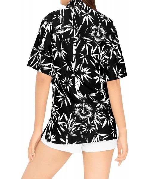 Cover-Ups Women's Summer Tropical Tunic Hawaiian Beach Shirt Swimwear Work from Home Clothes Women Beach Shirt Blouse Shirt C...