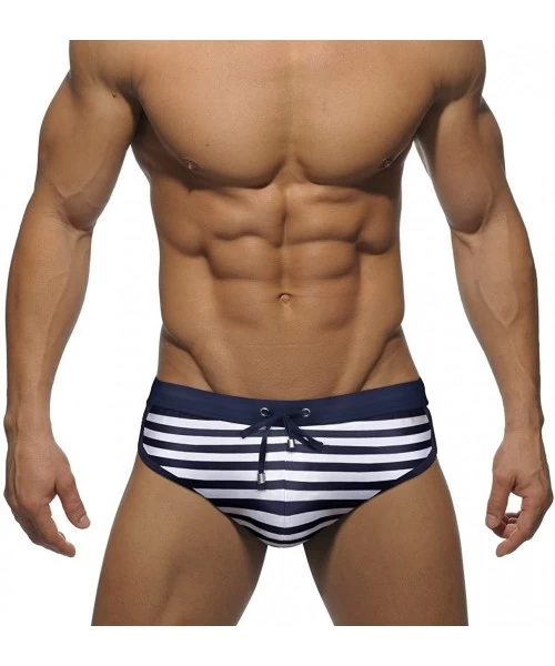 Briefs Mens Sexy Bikini Swimsuits Soft - Blue - CR18CSYZIM8