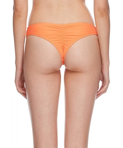 Sets Women's Smoothies Amaris Solid Cheeky Coverage Bikini Bottom Swimsuit - Smoothies Mango - CB18HW29DZY