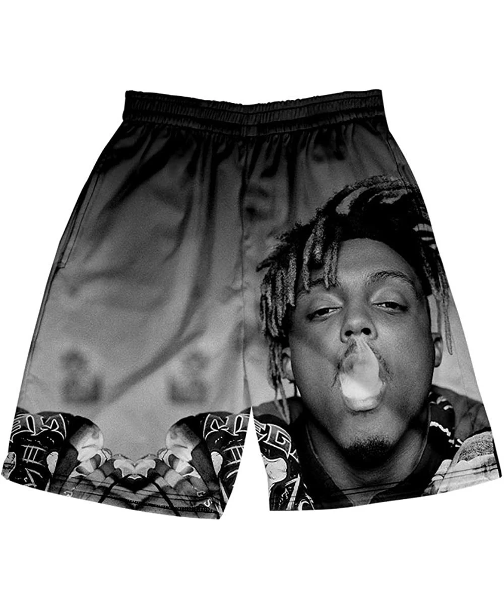 Board Shorts Juice Wrld Shorts Mens Beach Trunks Swimsuit Boardshorts Breathable Hip Hop - Style B - CG1979MHIT5