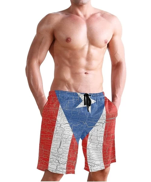 Board Shorts Colorado Flag Mountain Village Day Swim Trunks Summer Beach Shorts Pockets Boardshorts Men Mesh Lining - Puerto ...