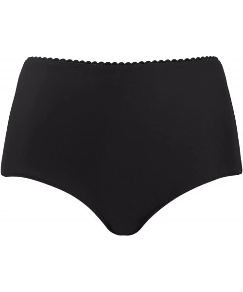 Tankinis Women's Jetty High Waisted Brief Bikini Bottom - Black - CW12GOQL95Z