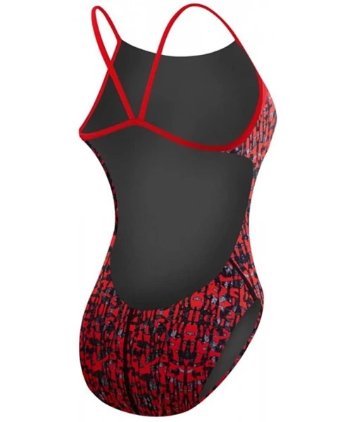 Racing Women's Petra Cutoutfit Swimsuit - Red - CU12KAYQQO5